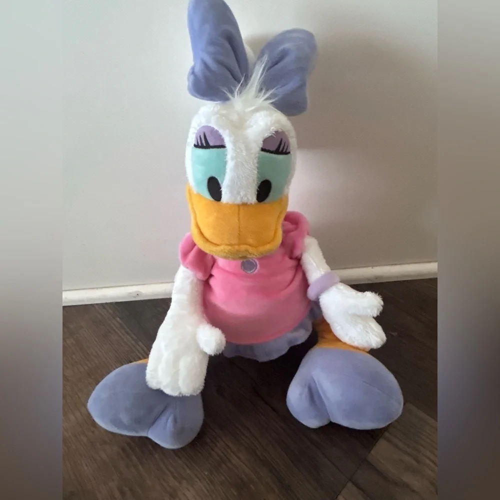 Daisy Disney Plush Toy with Pink and Purple Outfit